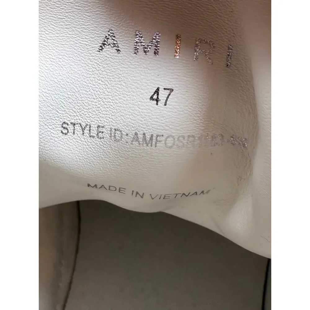 Size 47EU/14US - Amiri Skel Court High Top Red
